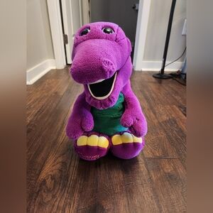 Vintage BARNEY Plush 1992 Dakin The Lyons Group 14" tall